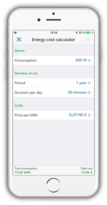 Energy Cost Calculator